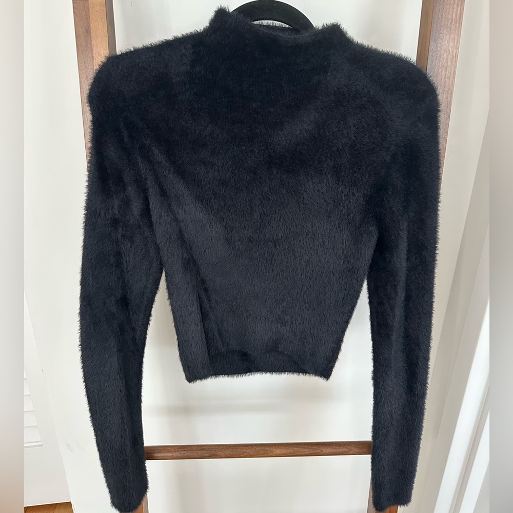 Babaton black fitted turtleneck